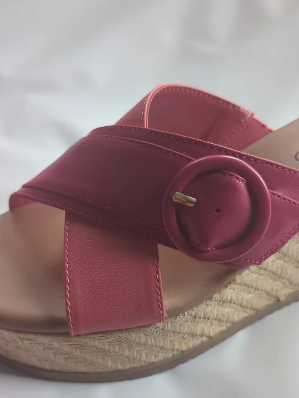 Baretraps Womens Sandals Wedge Pink Punch Sydney Coquette Cottagecore Dainty 6.5